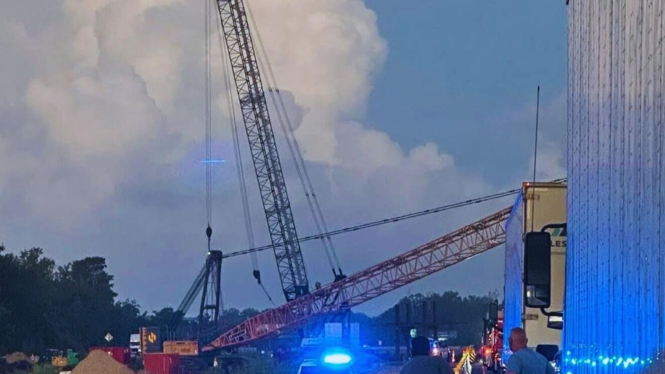 Louisiana man hijacks crane, causes 4 car crashes and I-10 shutdown, State Police says